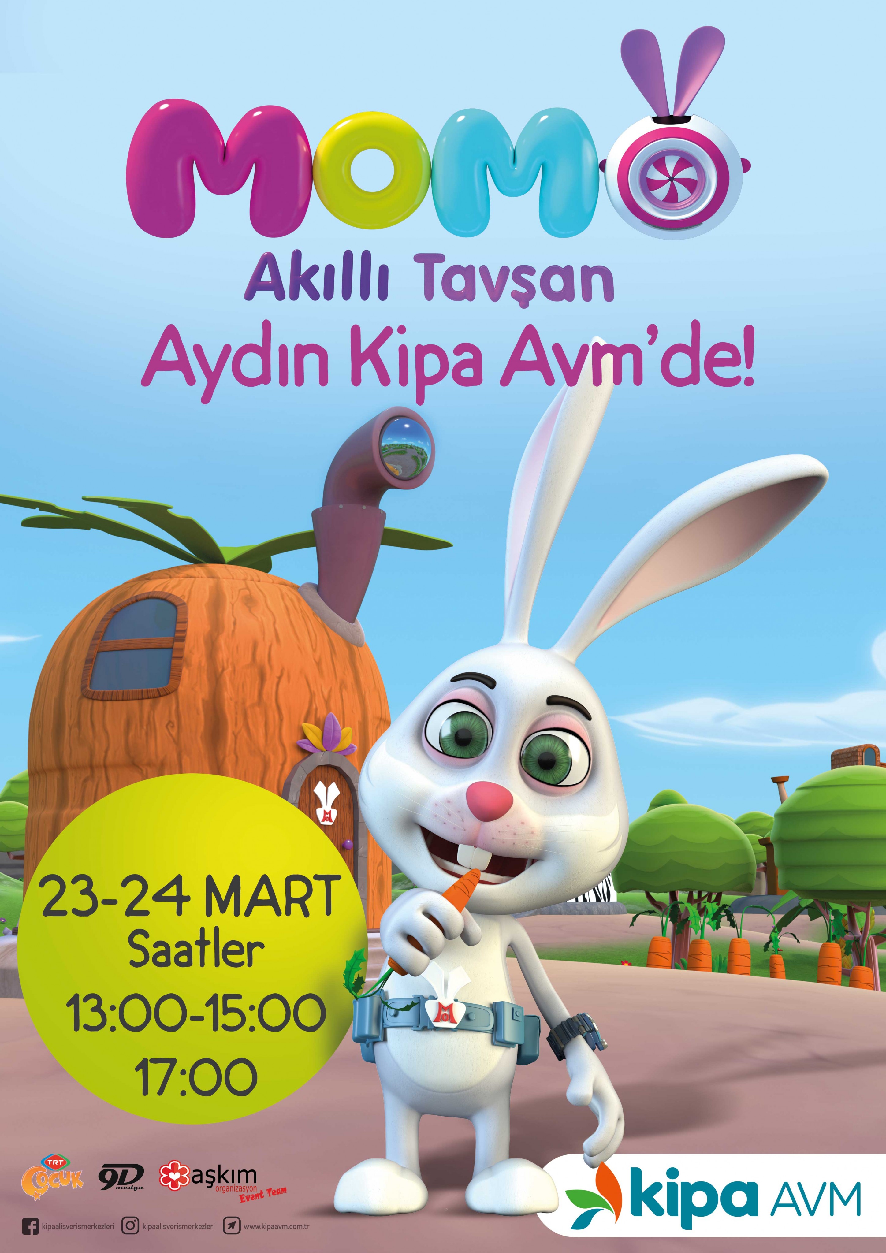 Momo Akıllı Tavşan Aydın Kipa AVM'de!